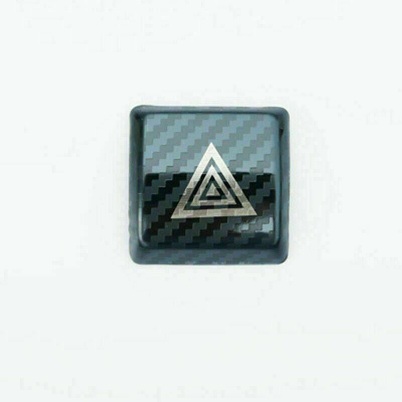 for Toyota for Camry 2018-2020 Carbon Fiber Style Emergency Light Switch Cover Trim