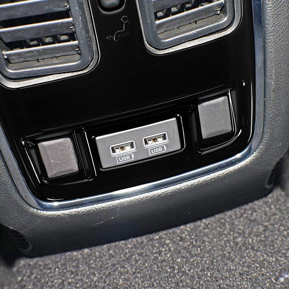 Rear Air Vent Outlet Cover Trim for Jeep Grand Cherokee 21-2024 Glossy Black