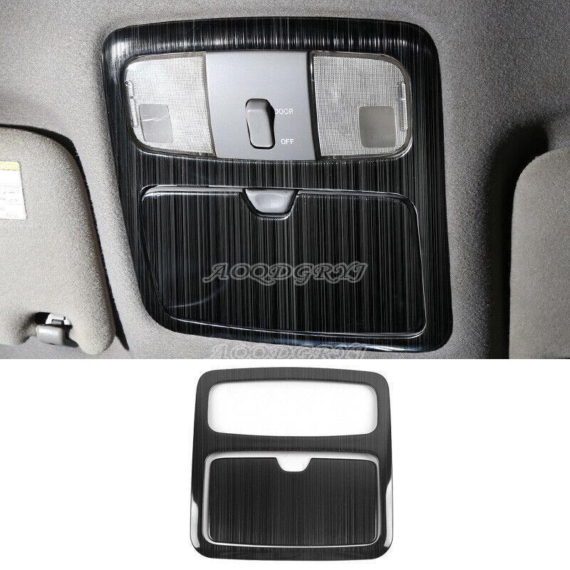 Black Car Roof Reading Lamp Light Cover Trim for Toyota Prado FJ120LC120 2003-09