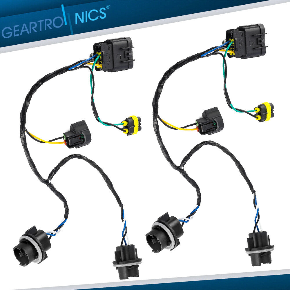 2X Headlight Wiring Harness For 07-13 for Chevrolet Silverado 2500 HD 25962806