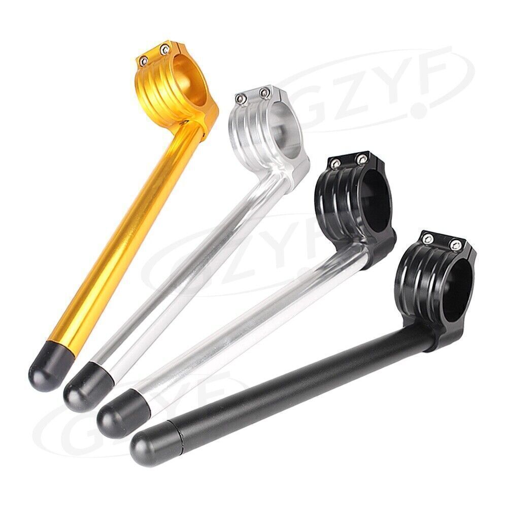 51mm CNC Fork Clip-ons Handle Grip Handlebar 3 Color Universal Motorcycle