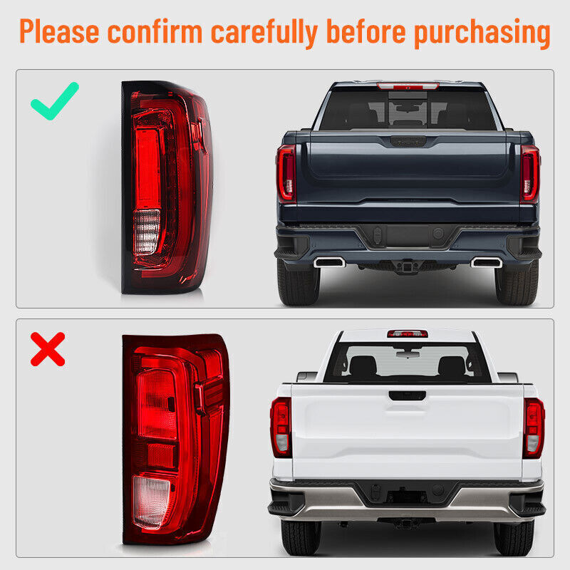 1pc LED Tail Lights for GMC 2019-2023 for Sierra 150 GM2801310