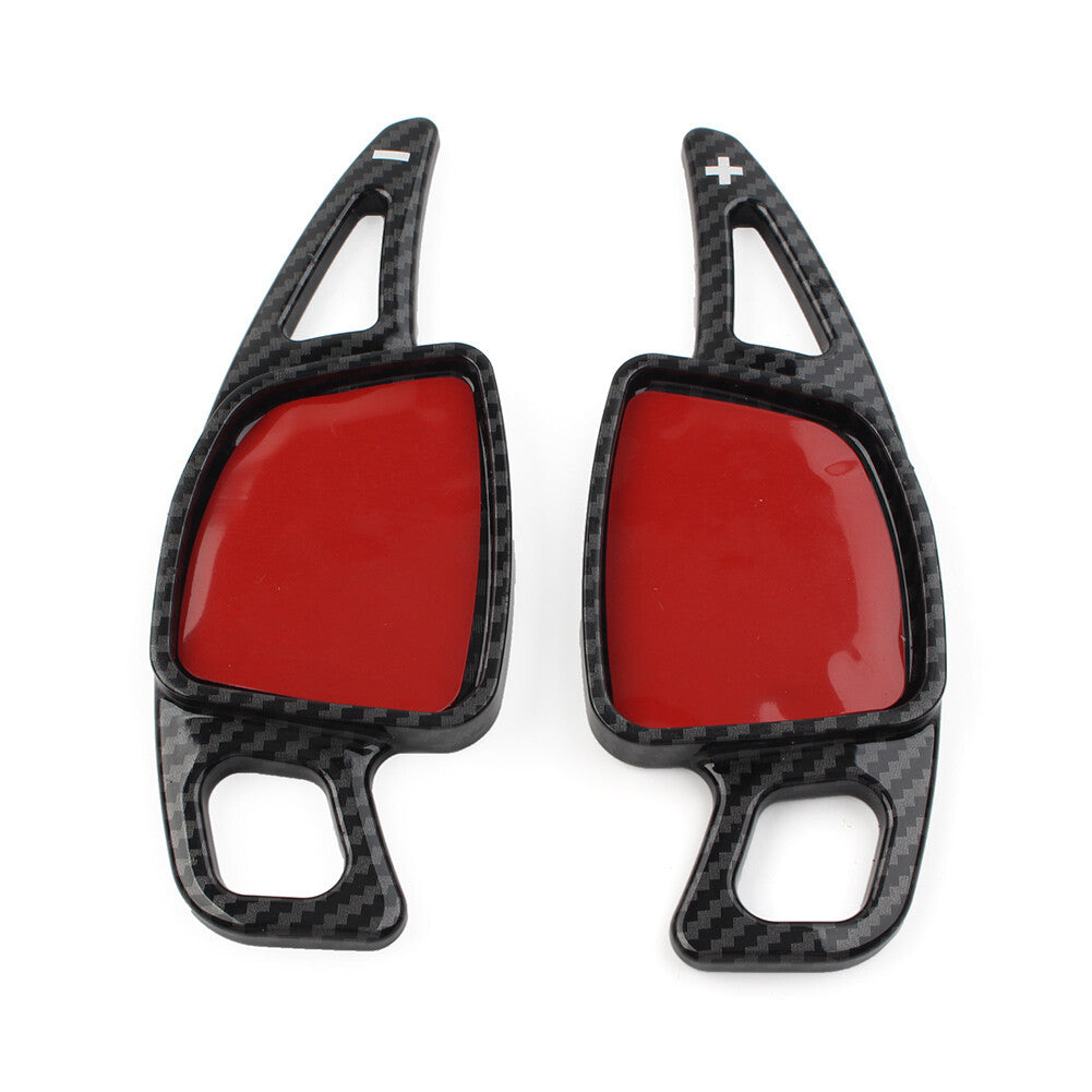 Black Steering Wheel Paddle Shifter Extension for Audi A3 A4 S4 A5 S5 A6 A7