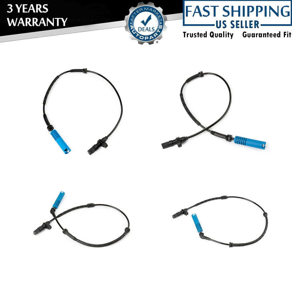 4-piece ABS wheel speed sensor kit for BMW X5 2000 - 2003 (front, rear, left, right)