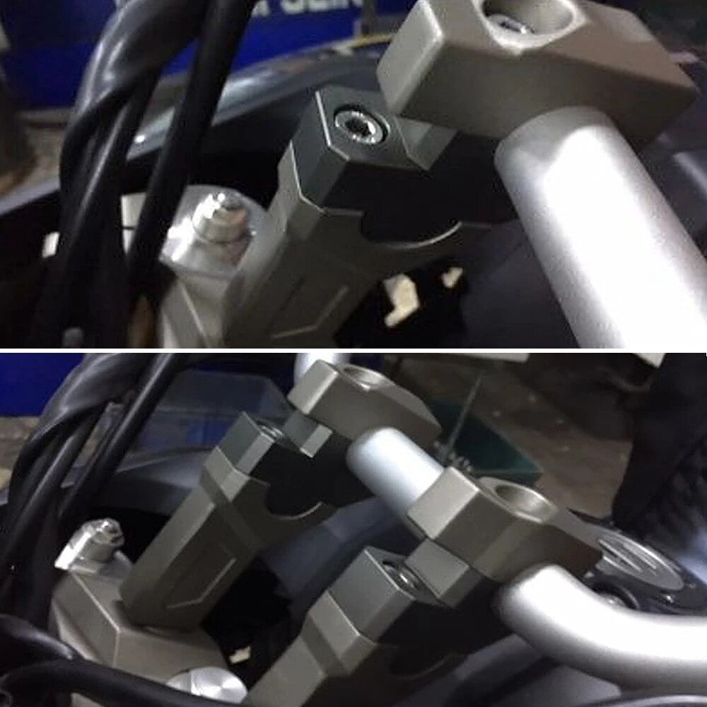 for YAMAHA MT09 Motorcycle Handle Bar Riser Clamp Extend Handlebar Adapter Mount