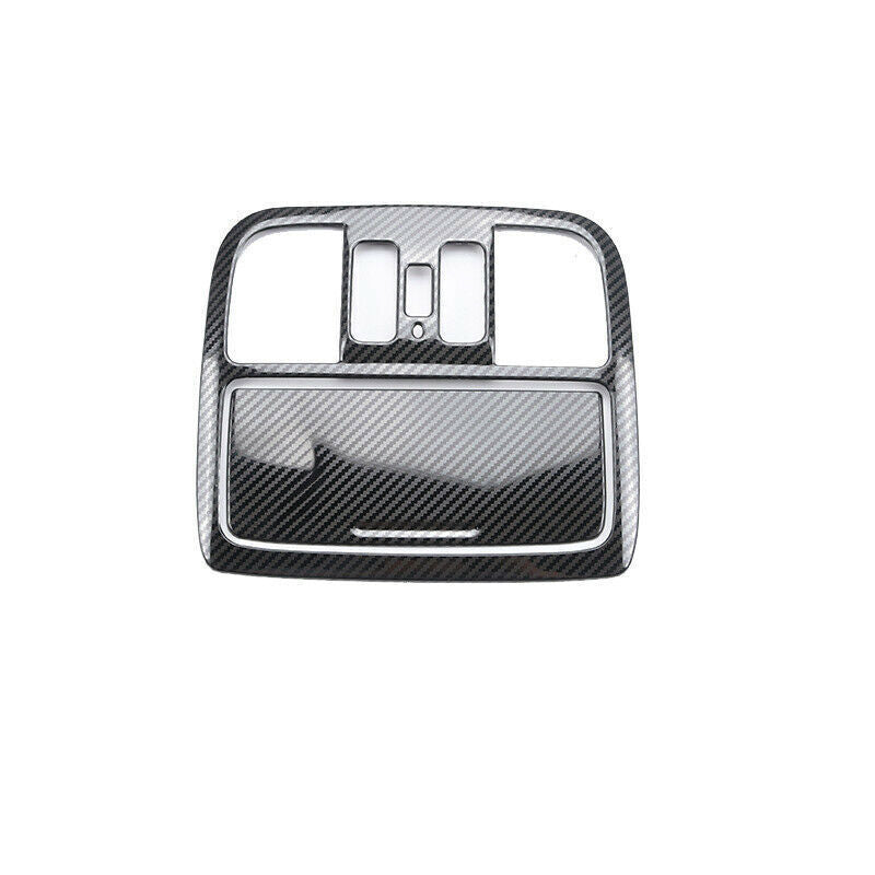 Front Reading Lamp Frame Cover Trim for Honda Accord 08-2013 Steel Carbon Fiber