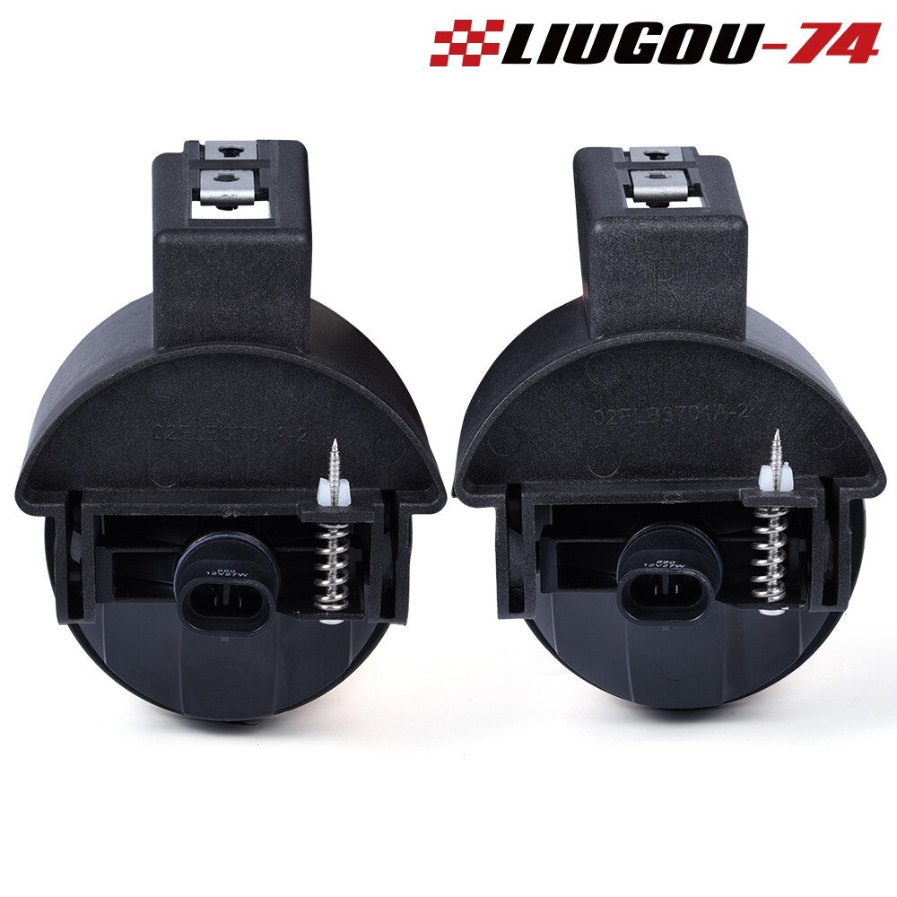 2-Piece Front Bumper Fog Light Transparent Light Set Suitable for Dodge Durango Dakota