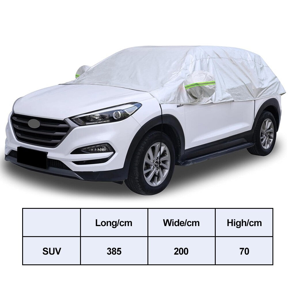 3.8520.7m Universal Car Half Cover Car Windshield Cover For All Season Anti-UV