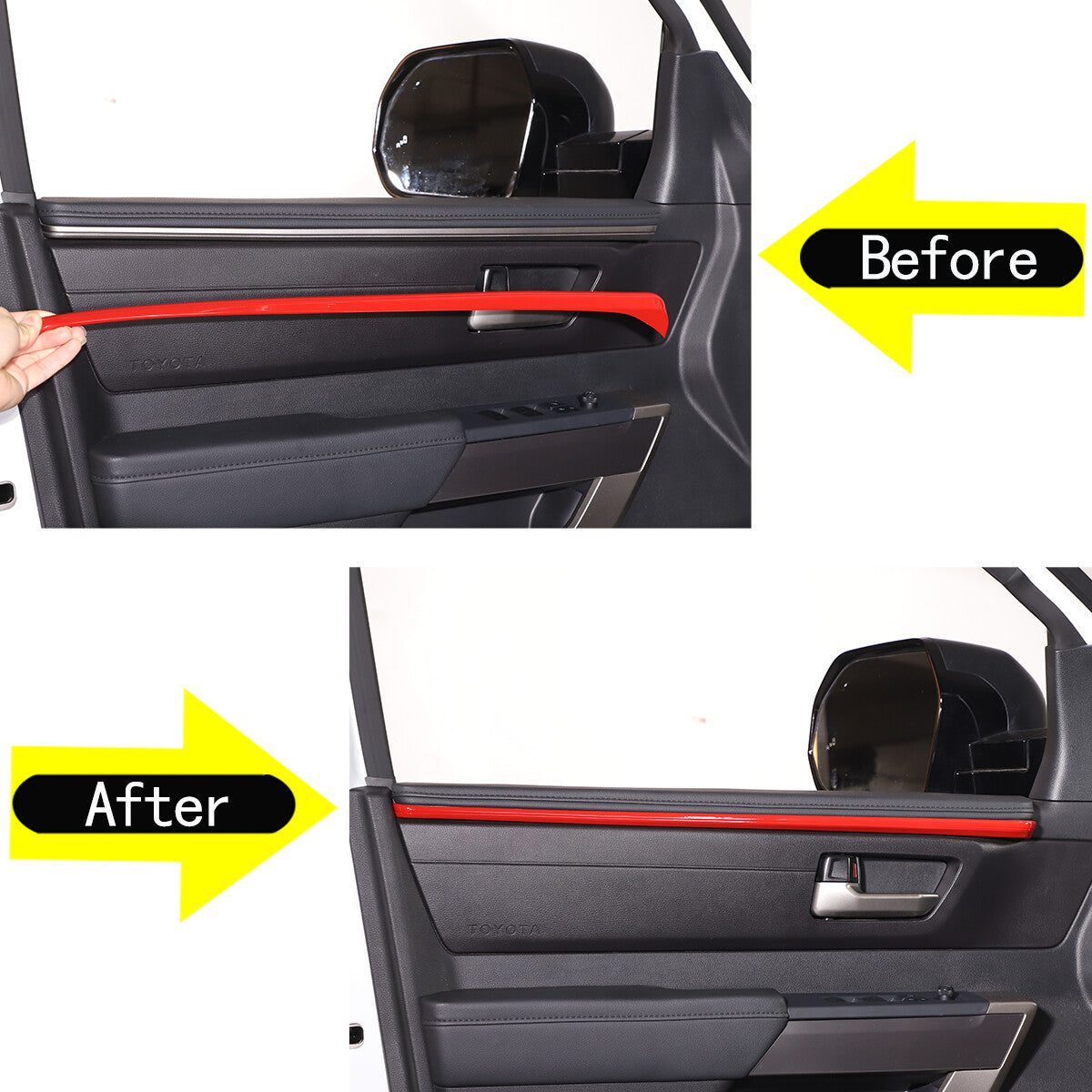 Internal centrally controlled gear shift storage box tray suitable for Toyota Tundra 2007 - 2013