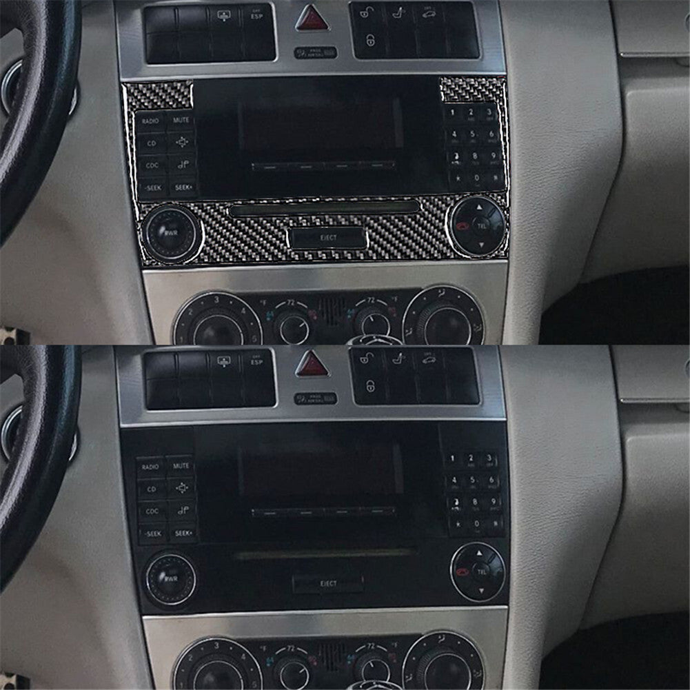 Carbon Fiber Console Panel Cover for Mercedes Benz C-Class W203 C320 2005-07