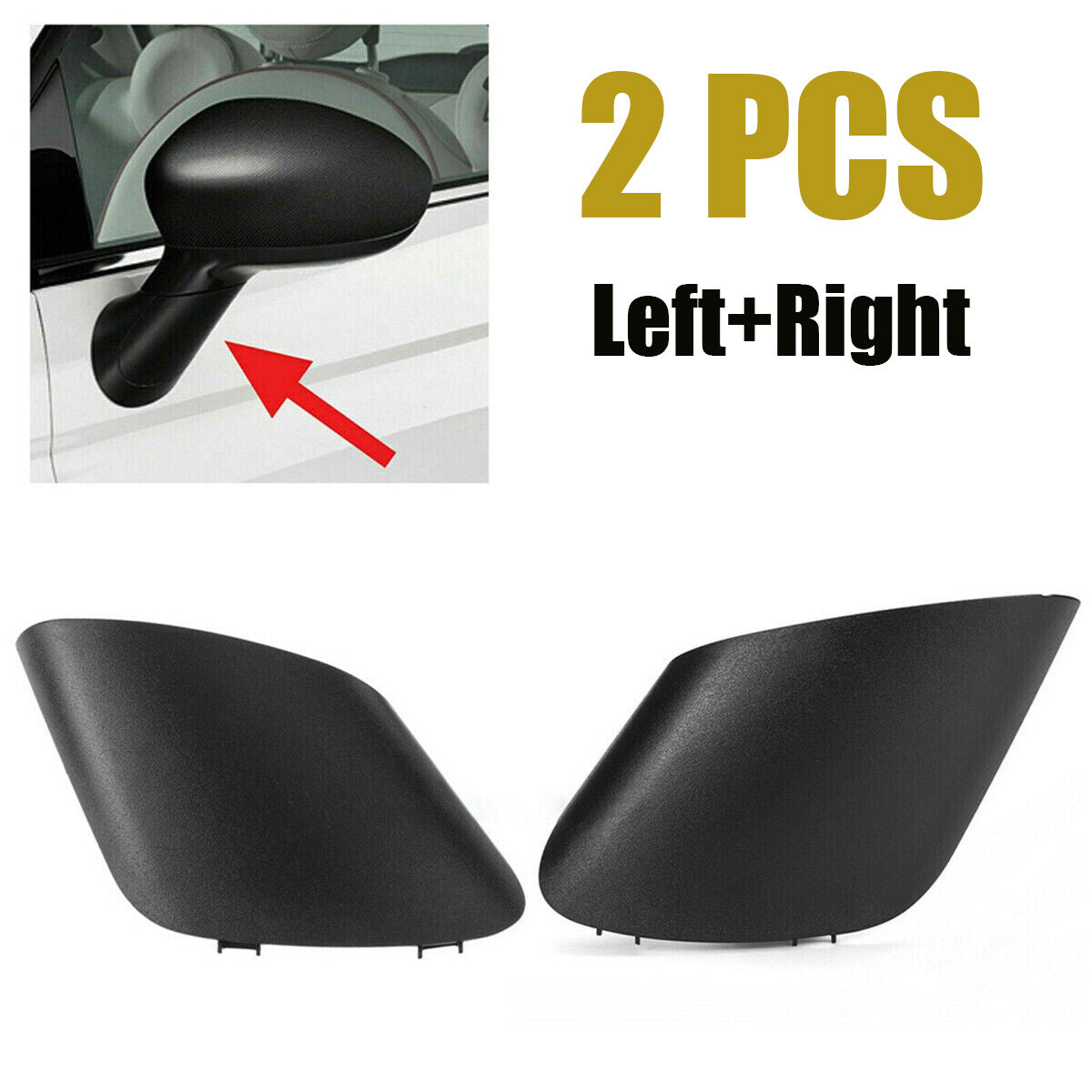 Wing Mirror Arm Stem Cover Cap Housing Left Right Side for Fiat Grand Punto