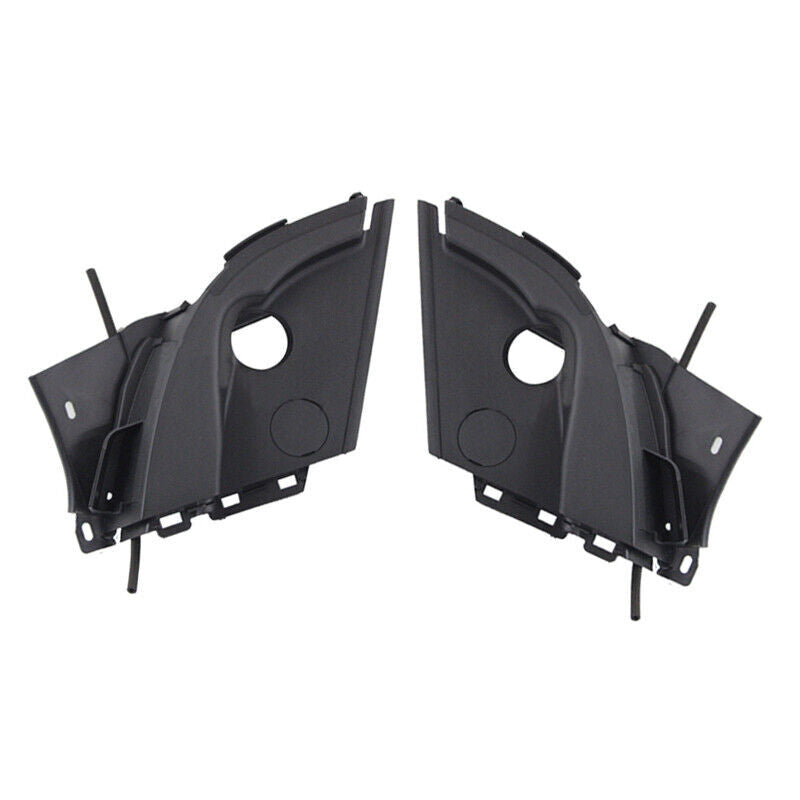 For 2006-2011 for Honda for Civic Cowl Top Grille Panel Wiper Cover Vent Front 2pcs