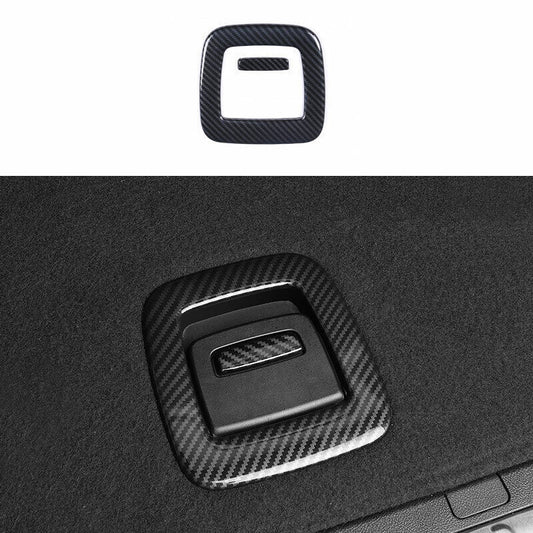 for BMW X3 G01 2018-21 ABS Carbon Fiber Inner Rear Door Trunk Handle Cover Trim