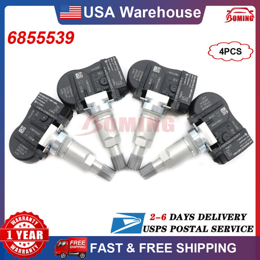 Set of 4 NEW TPMS TIRE PRESSURE SENSOR for BMW 2 3 4 Series X1 X2 X5