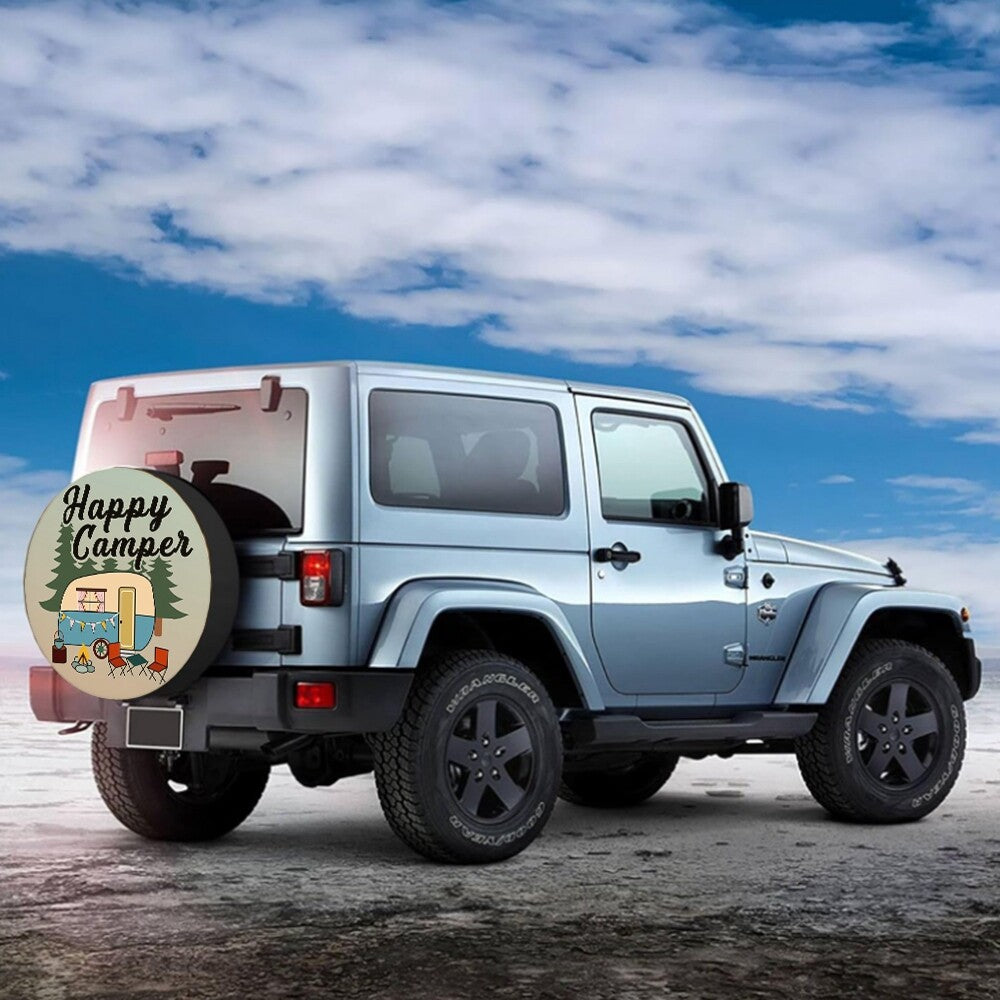 15 Universal Car Tire Cover Spare Wheel Protector for Diameter 70-75cm/27-29in