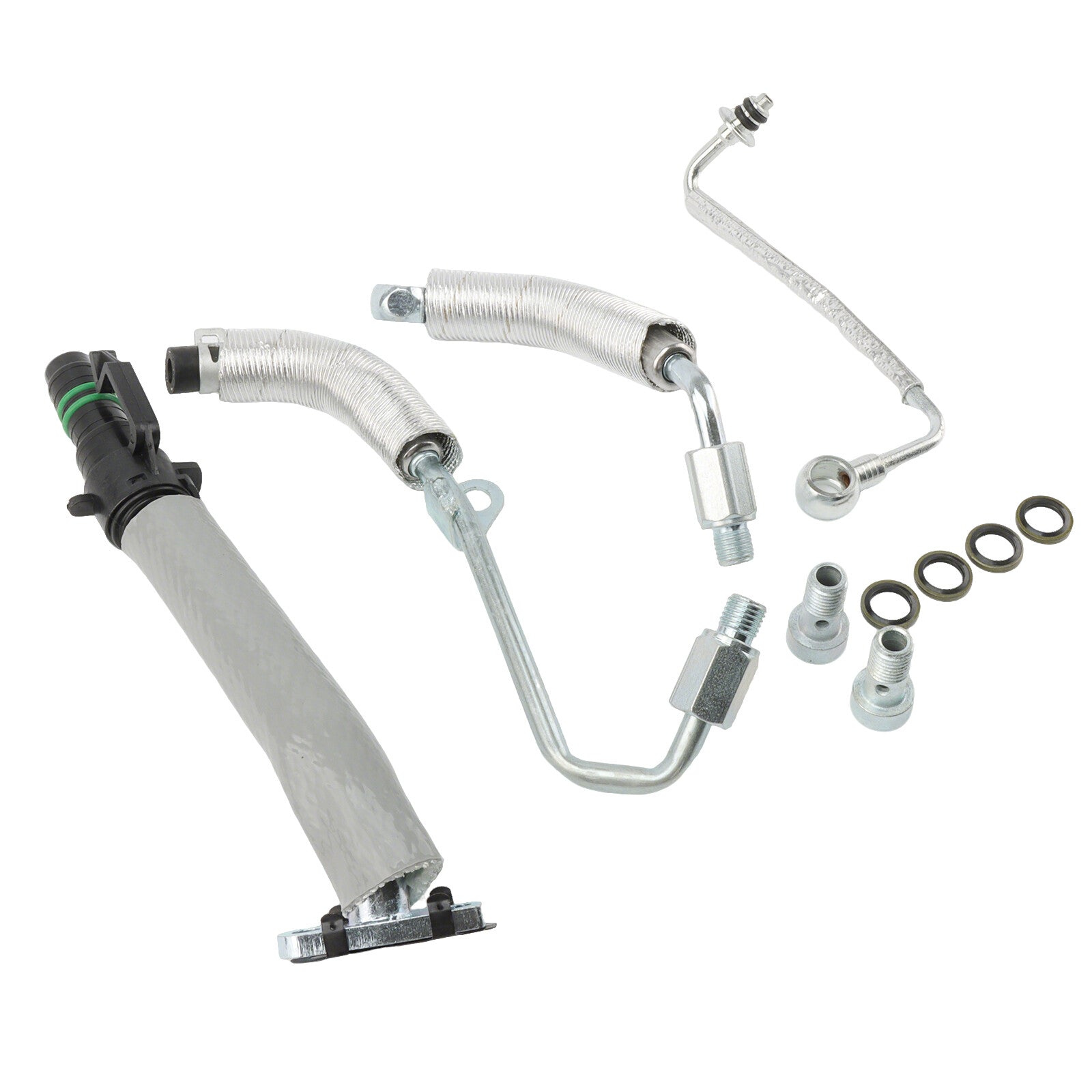 4× For Turbo Oil Return Drain Oil Feed Pipe Kit for Chevy for Cruze Sonic 1.4L 25198546