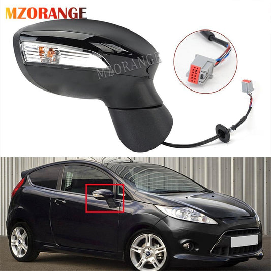 F¨¹r for Ford Fiesta MK7 08-12 Rechts Au?enspiegel Spiegel Beheizbar Spiegelglas