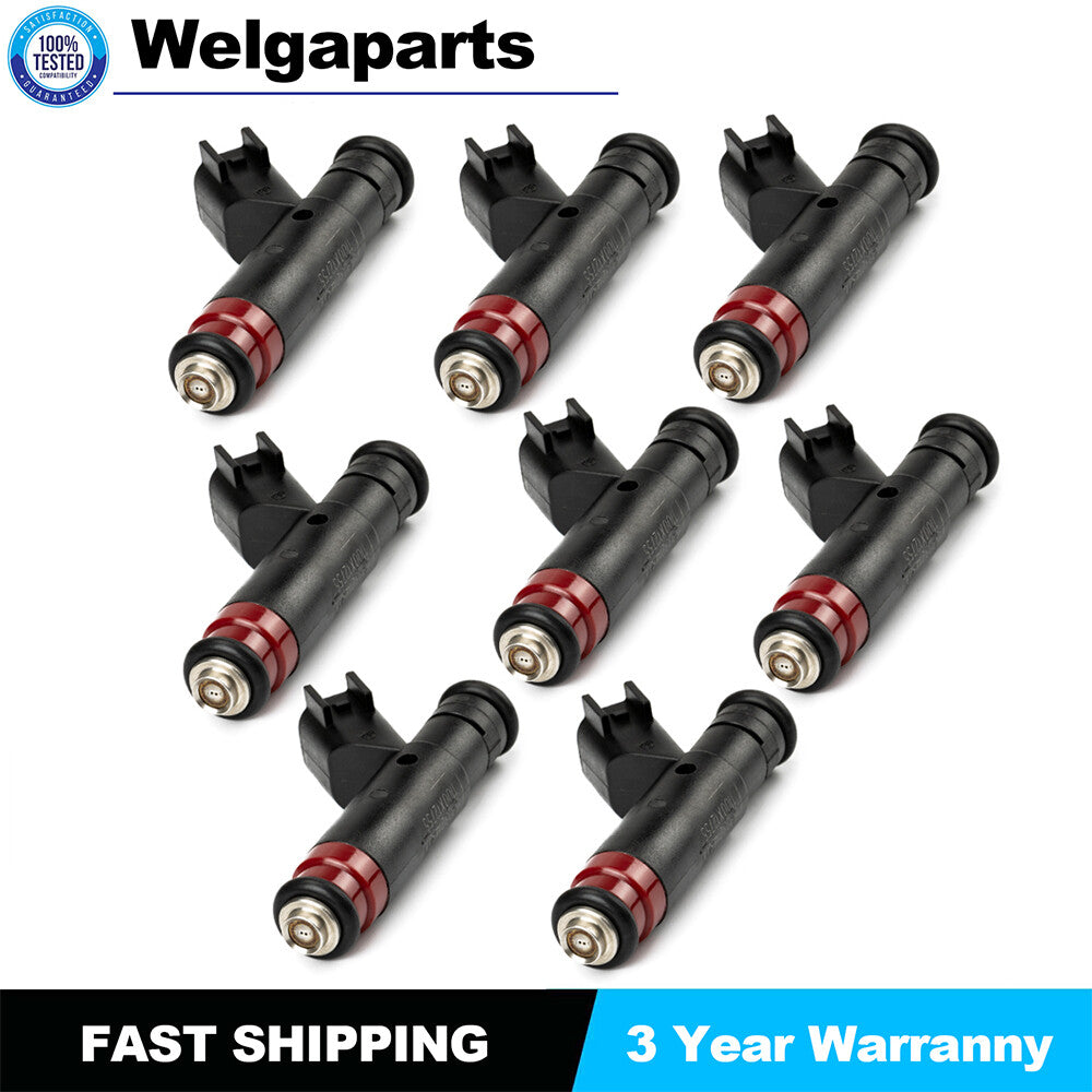 8 Fuel Injectors for Jeep Grand Cherokee 4.7L 2001-2002 for Dodge for Ram 1500 5.7L 2003