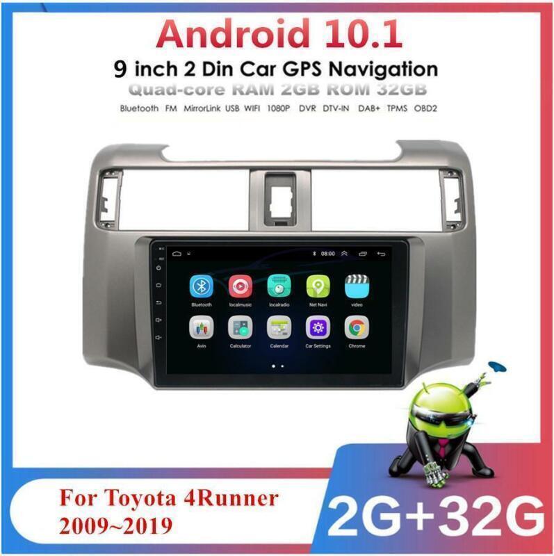 2+32GB Android 10.1 Car Stereo Radio GPS Navigation for Toyota 4Runner 2009~2019