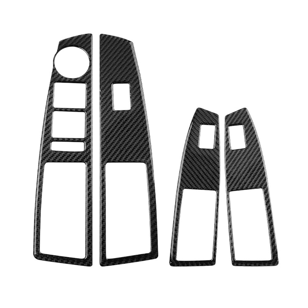 Carbon Fiber Window Lift Panel Sticker Cover Trim for Chevrolet for Cruze 20009-2015