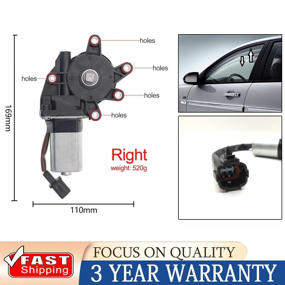 Rear Right Window Lifter Regulator Motor For 05-2016 for Nissan TIIDA, 07-10 LIVINA