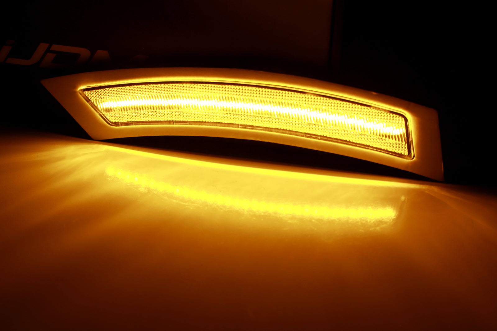 Clear Lens LED Bumper Reflector Replace Side Markers For 07-12 for BMW E92 3 Series