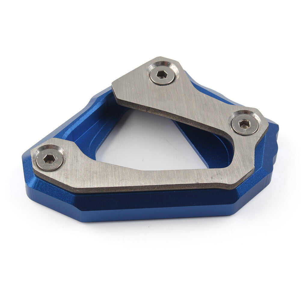 for Yamaha MT-10 2015-2021 Kickstand Side Stand Enlarger Foot Support Plate Blue