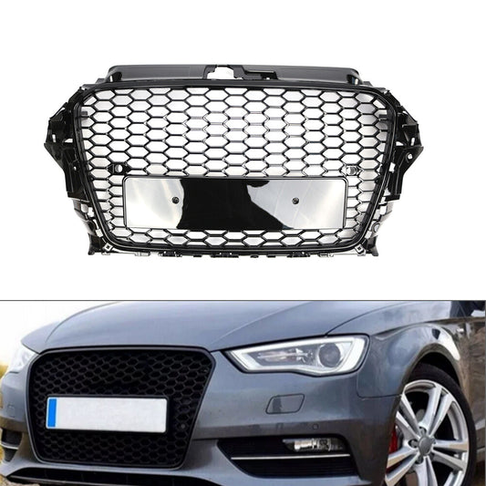 Front Bumper Radiator Grille Mesh Grill for Audi A3 S3 8V Pre-Facelift 2013-2016