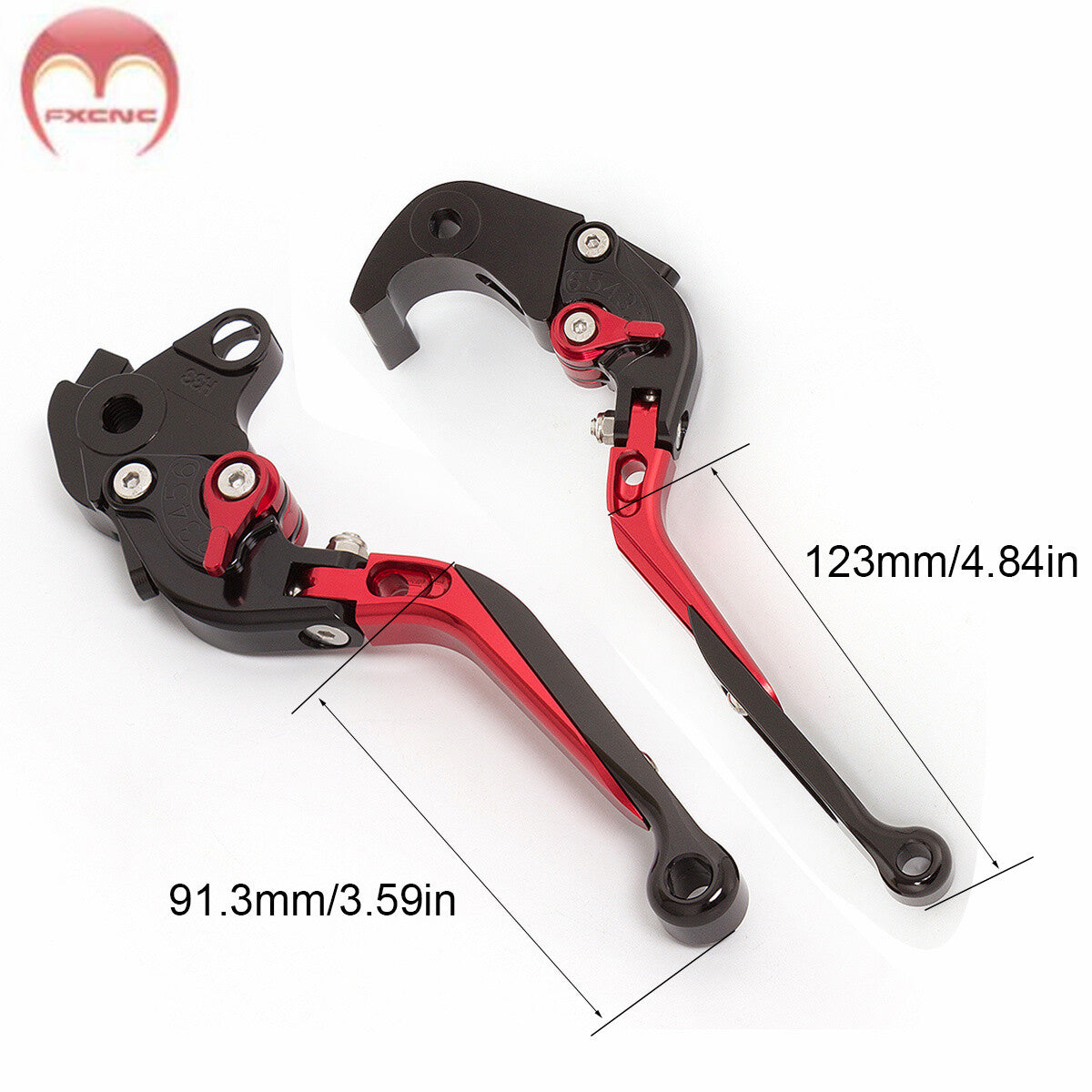 CNC-compatible DORSODURO 900 2017 - 2020 Folding Extendable Brake Clutch Lever