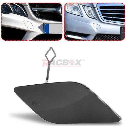 Front Bumper Tow Eye Hook Cover Cap Fits for Mercedes-Benz W212 E300 E350 E400 E500