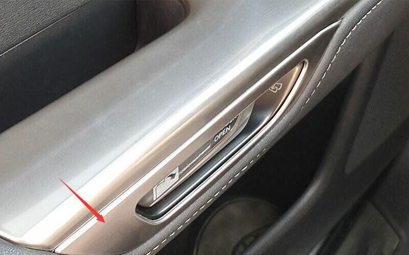 for Lexus NX250 350 350h 2022-2023 Silver Interior Door Handle Bowl Frame Trim4