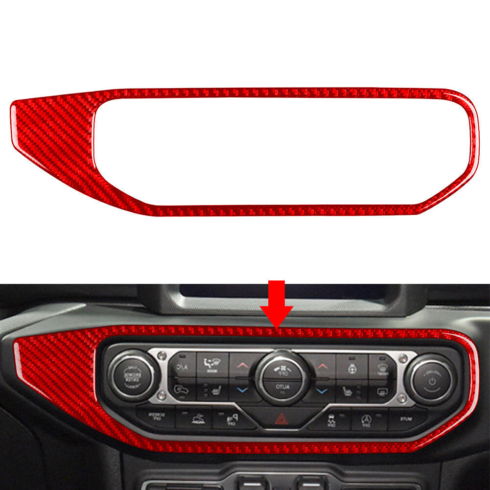 AC Climate Control Cover Trim for Jeep for Wrangler JL JLU 4XE Gladiator JT