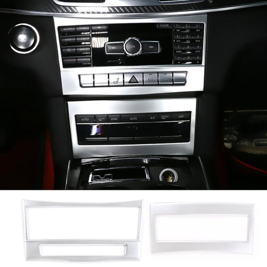 2¡Á ABS Central Control CD AC Switch Cover for Mercedes-Benz E Class W212 2014-15