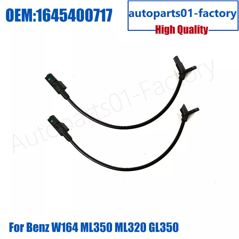 Set of 2Pcs Rear L+R ABS Wheel Speed Sensor for Mercedes-Benz W164 ML350 ML320