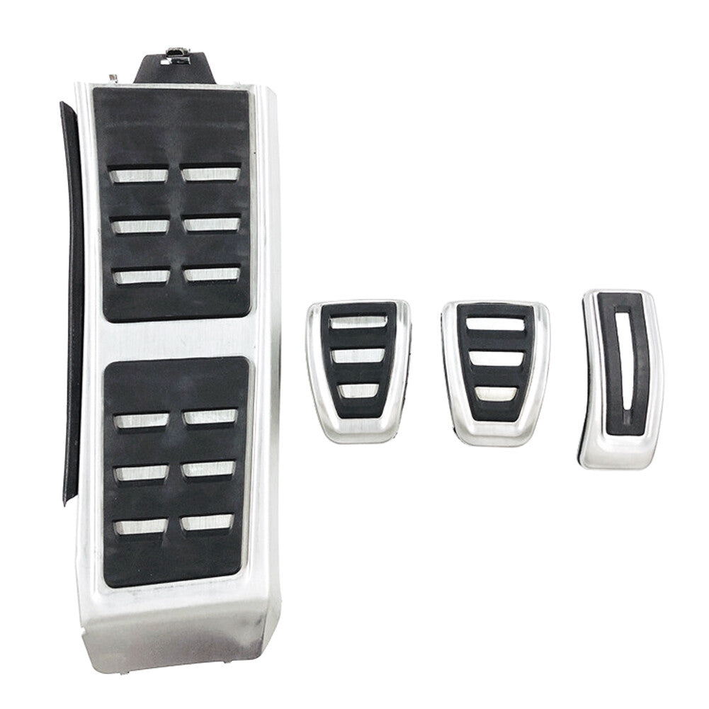 Stainless Steel Car Foot Rest Clutch Pedals Brake Gas Pedals Cover for Audi A4
