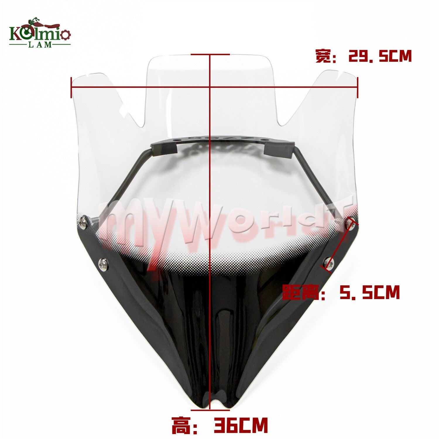 Clear Windscreen Windshield fit for KAWASAKI Z750 Z-750 ZR750L/M Polycarbonate