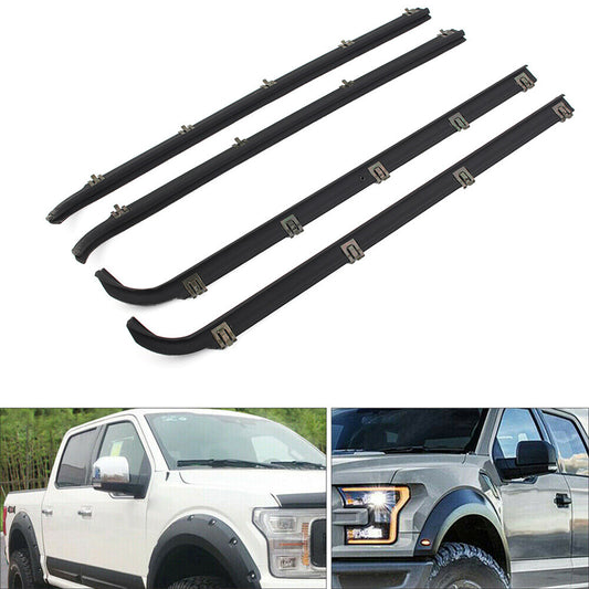 4xOuter Window Sweep Trim Seals Car Weatherstrip for Ford Bronco F150 F250 F350