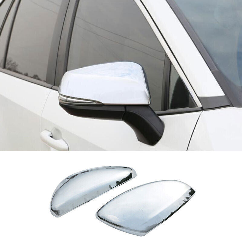 for Toyota Highlander 20-2024 Chrome ABS Exterior Rear View Mirror Cover Trim 2X