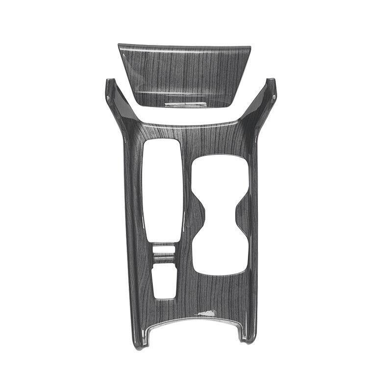 Black Wood Grain Inner Console Gear Shift Trim for Honda Accord 2018-2020 Hybrid