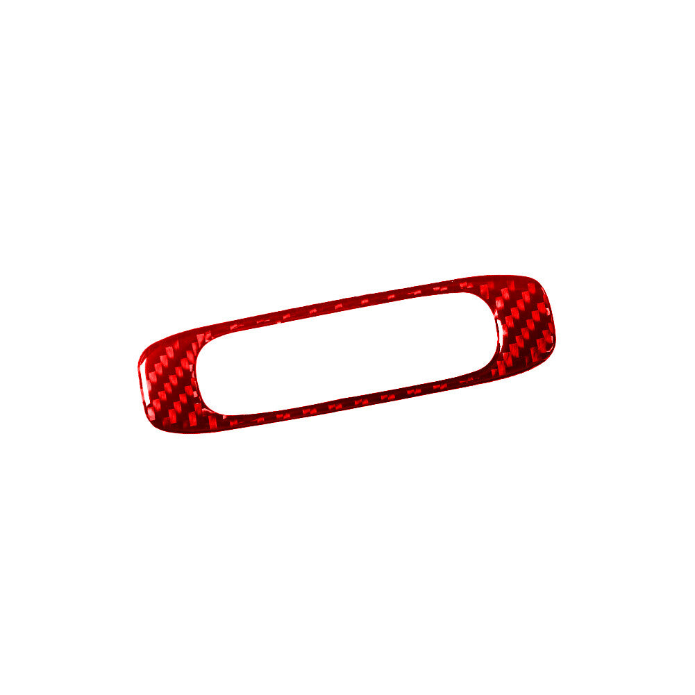 Red Carbon Fiber Interior Sunroof Handle Cover Trim for Hyundai Azera 2006-2011