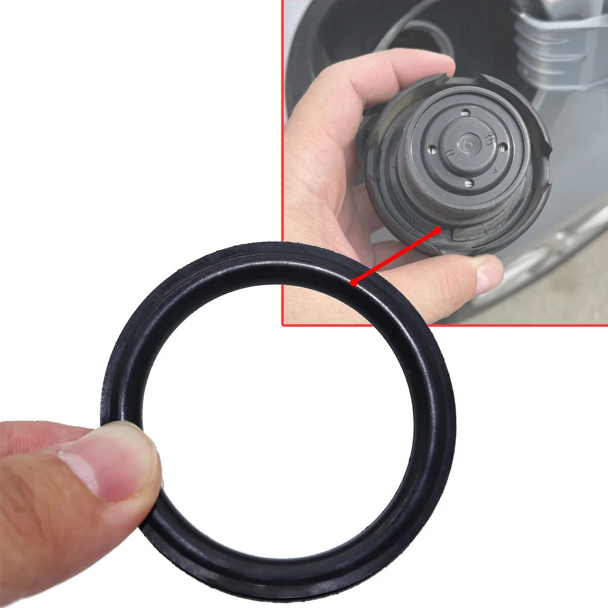 Fuel Cap Seal for Audi A1 A2 A3 A4 A5 A6 Q2 Q3 Q5 TT 80 90 Gas Cap Rubber Gasket