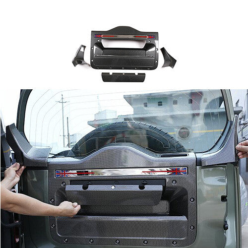 Tailgate for Land Rover for Defender 2020-2023 Trunk Protect Carbon Fiber Panel Trim