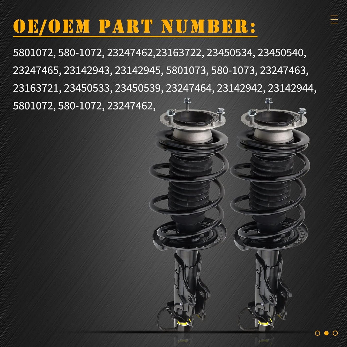 for Land Rover Freelander 2 LR2 06-14 Front Left Shock Strut Assembly w/o EDC