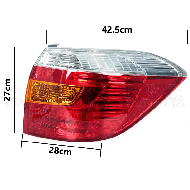 Left Tail Lamp Assembly Rear Bumper Tail Light for Toyota Highlander 2007-2010