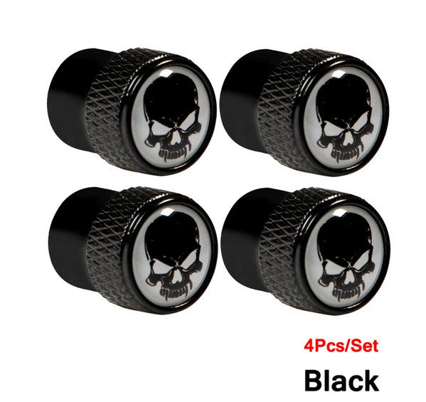 4-piece car tire valve cover rod air dust cover dustproof blue rocket for BMW