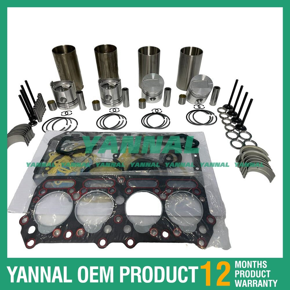 4x 4DQ5 Engine Overhaul and Reconstruction Kit for Mitsubishi Diesel Engines
