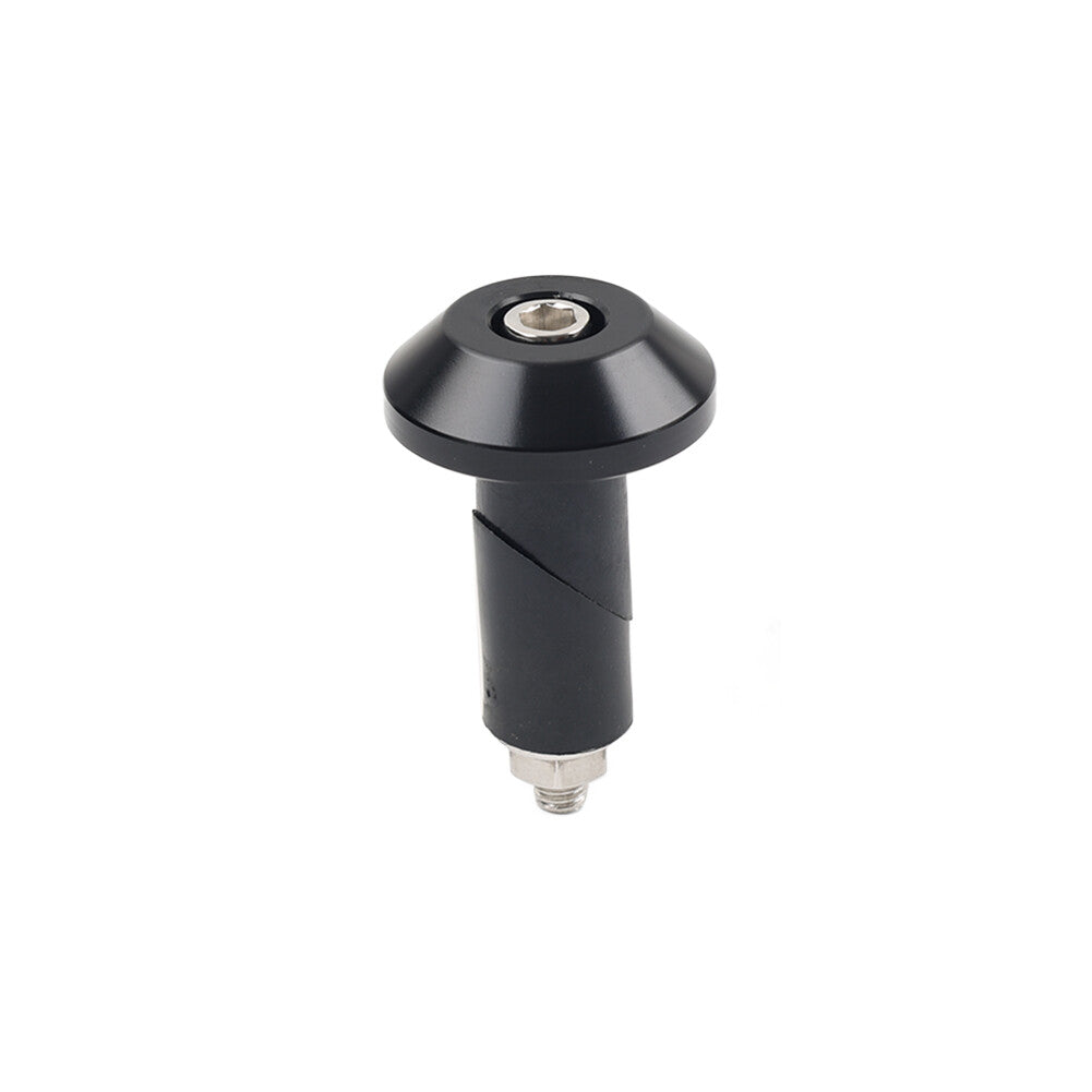 Motorcycle 7/8 1 Handlebar Grips Handle Bar End Cap Silder Plug Black