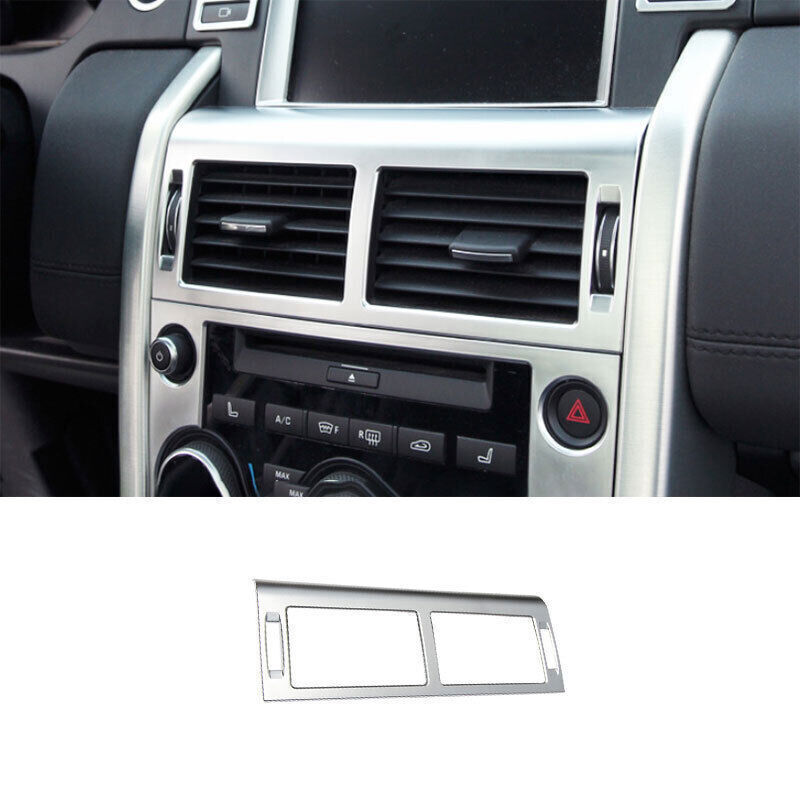 1X Matte Silver Central Console Air Outlet Vent Trim For Discovery Sport 2015-19