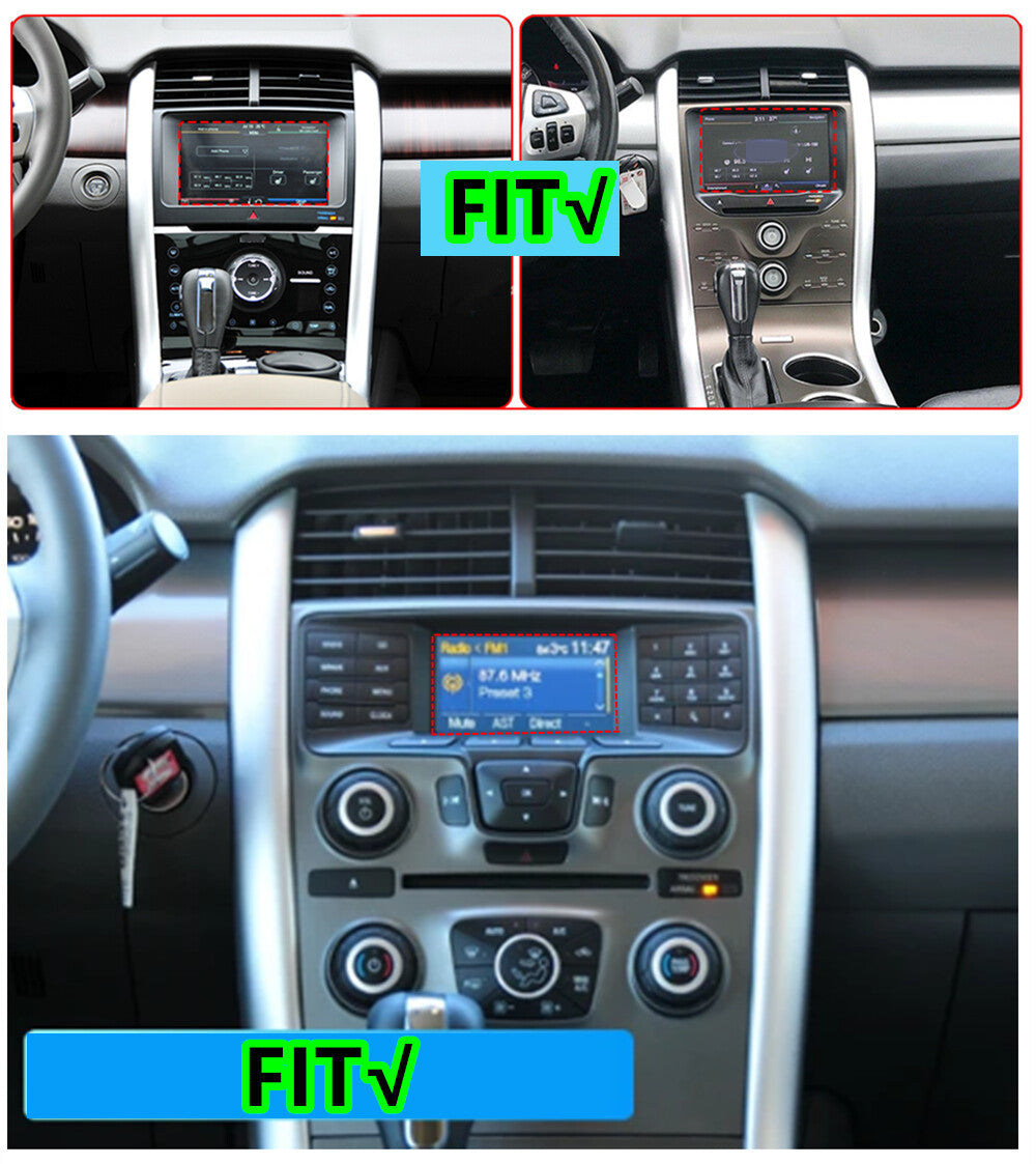 9.7 Android 12 Stereo Radio GPS Head Unit Wifi for Ford Edge 2010-2015 Carplay