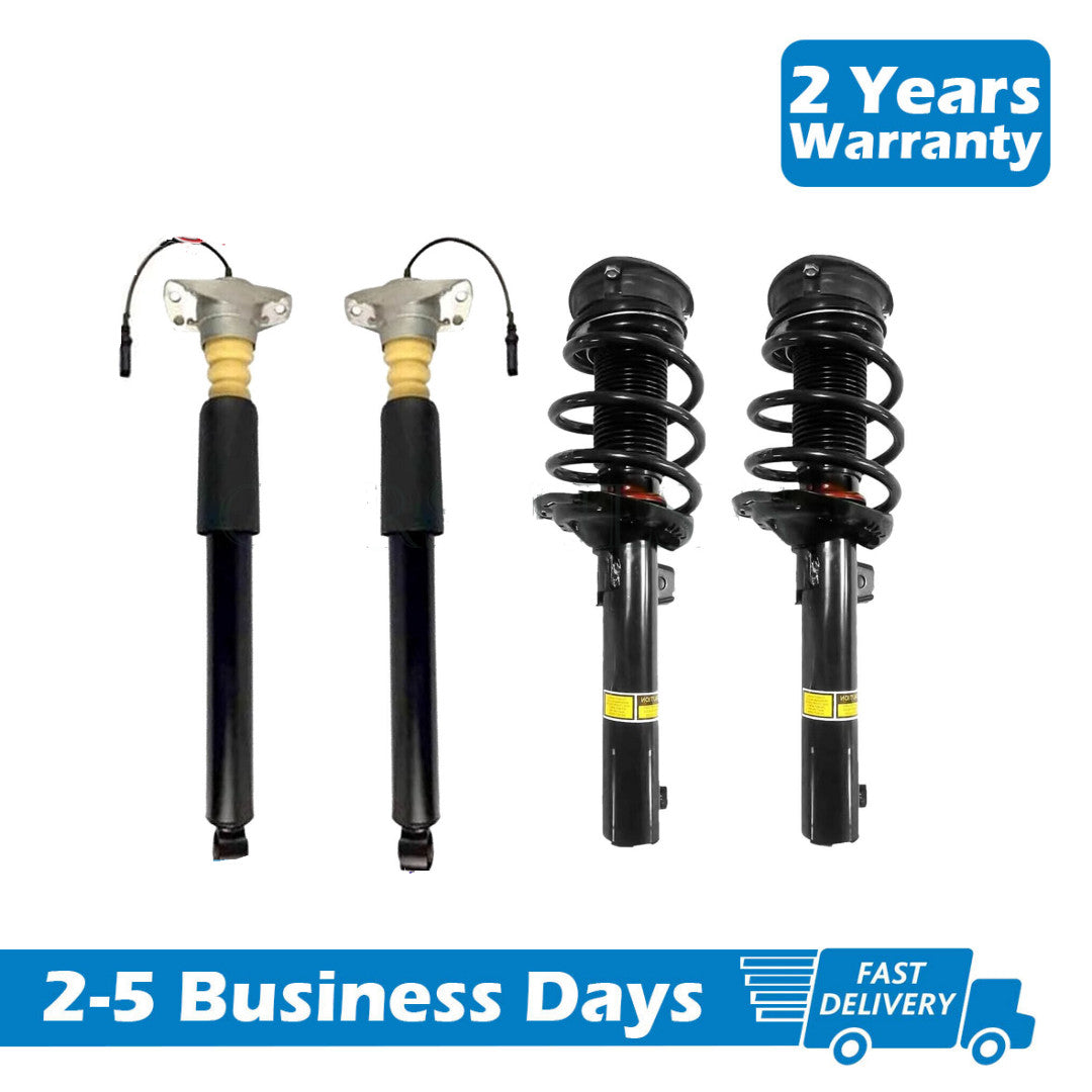 Complete front and rear shock absorber strut assembly with magnetic technology suitable for Audi A3, S3, and RS3 (2016-2022).